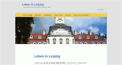 Desktop Screenshot of leben-in-leipzig.com