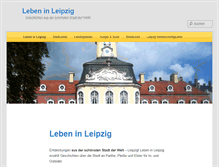 Tablet Screenshot of leben-in-leipzig.com